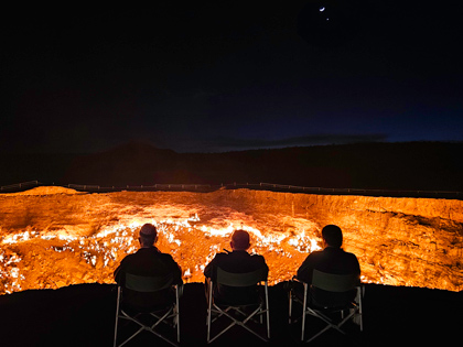 Viaggio di gruppo alla Porta dell'inferno in 2 giorni